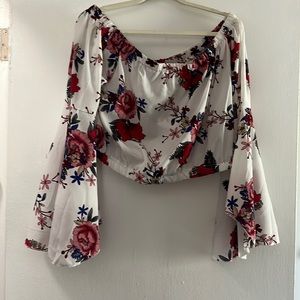 Floral crop top